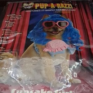 Cupcake Dog Costume - Blue
